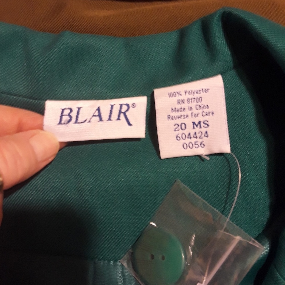 Turquoise  Blazer - Picture 3 of 3